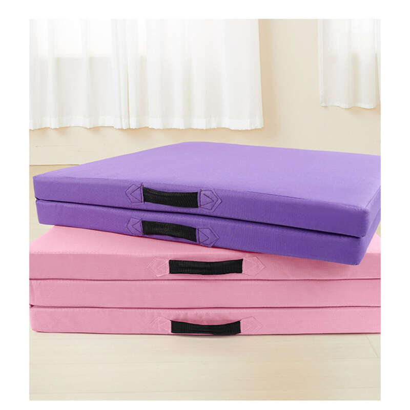 Danseøvelse Foldbar Gymnastik Flip Svamp Dansetræning Fortykket Anti-Slip Yogamåtte, Firkantet Gulvmåtte_voghion.com