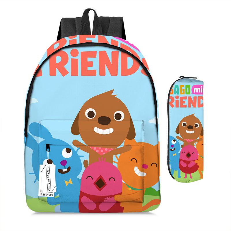 Set zaino con cartone animato per bambini - 2 pezzi_voghion.com