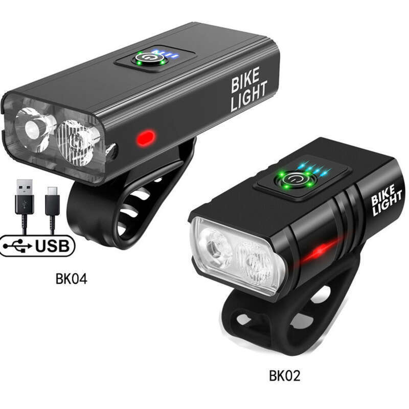 Nuovo faro 2 * T6 con ricarica USB, display elettrico intelligente, luce per bicicletta impermeabile per esterni_voghion.com