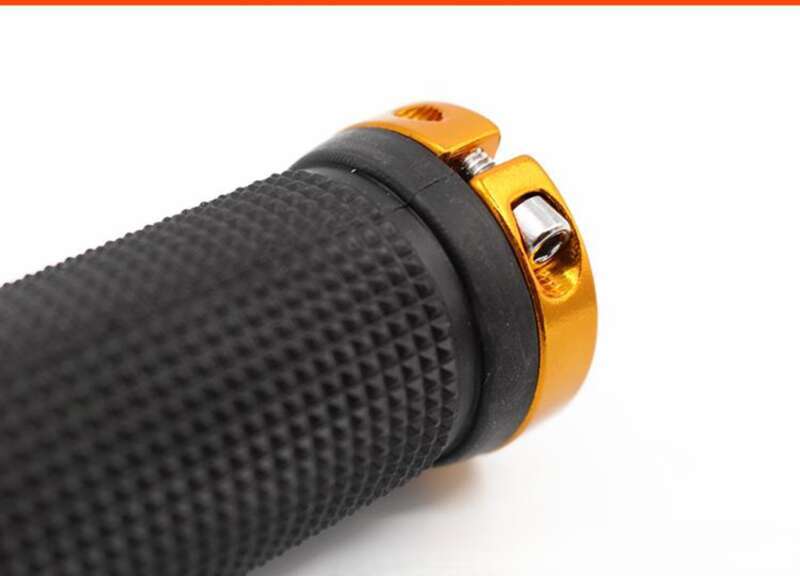 【 90% Positive Review Rate 】 Bicycle Mountain Bike Dead Fly Aluminum Alloy Lock Rubber Anti Slip Handlebar Cover Riding_voghion.com