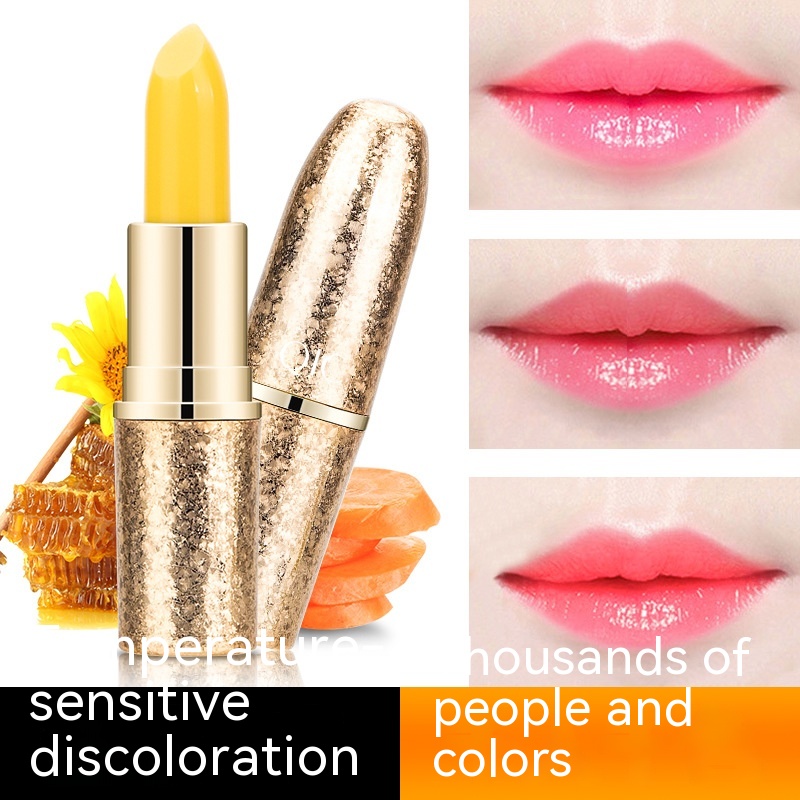 QIC Carrot Warm and lipstick Makeup Anti freeze Cracking Colorless Lipstick Moisturizing Student Lip Cream_voghion.com