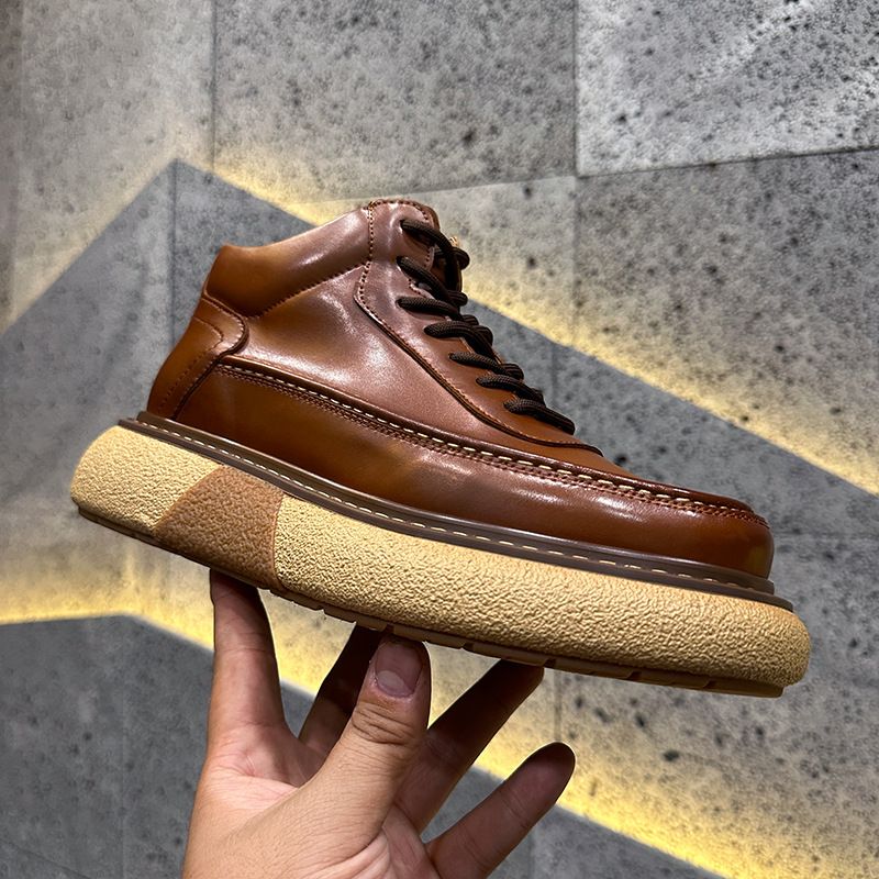 Neue herbst winter weiche high top dicken sohlen herren schuhe, leichte plüsch isolierung, Martin stiefel, modische und_voghion.com