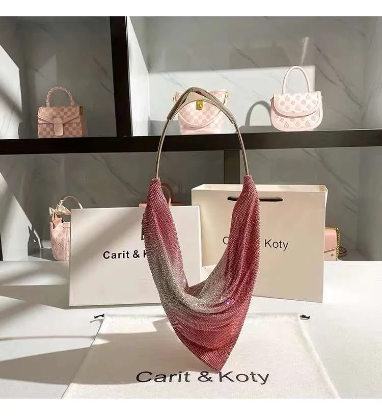 Hochwertige Glitzer Glänzend Rhie Dia Damen Handtasche Abend Hochzeit Party Clutch Handtasche Schulter Unterarm Tasche_voghion.com