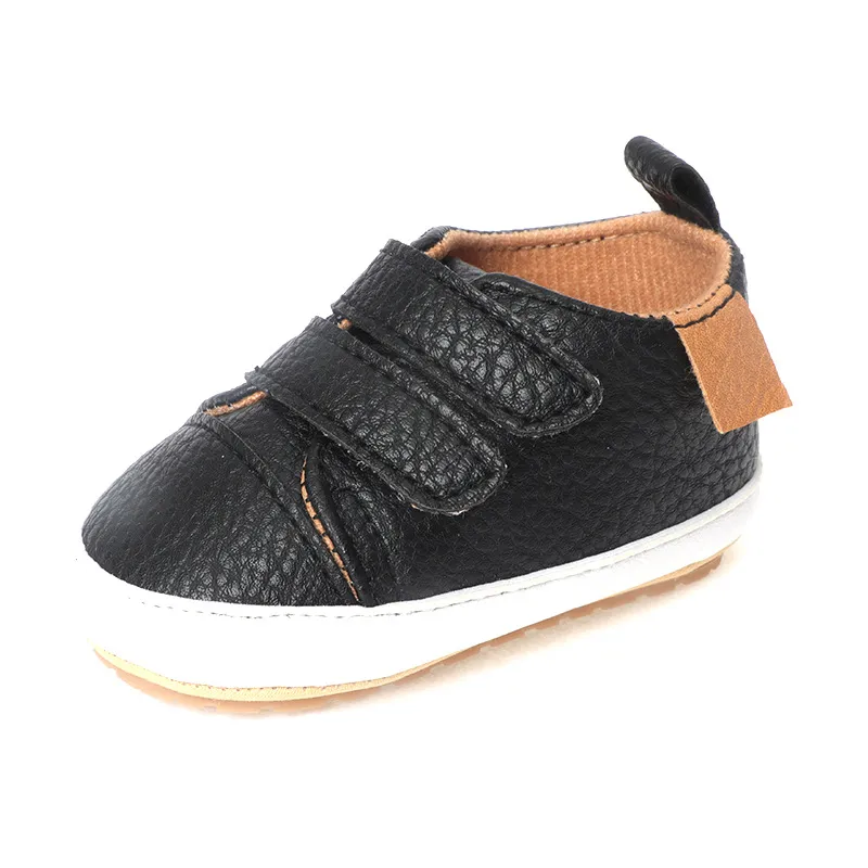 Baby First Walker Sneakers Non-slip Rubber Sole Leather Shoes_voghion.com