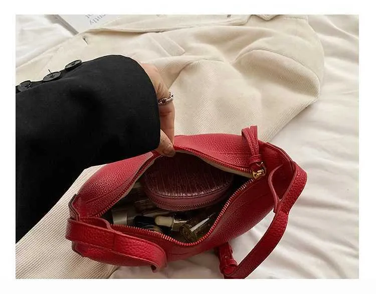 Women's Pu Leather Crossbody Shoulder Bag Large Capacity Tote_voghion.com