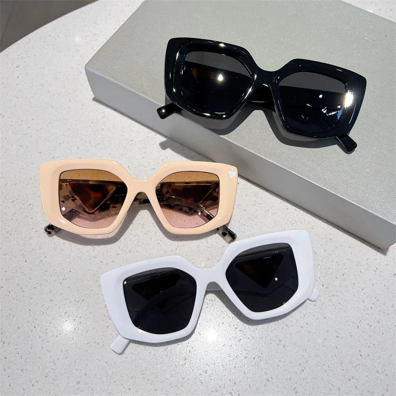 Designer Men's Oversized Sunglasses Irregular Square Gradient_voghion.com