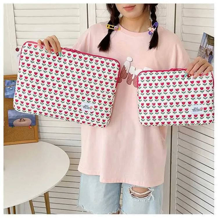 Geantă de transport drăguță, husă pentru laptop și tabletă 11 13 15 inch, pentru iPad Pro Air 4, Xiaomi Pad 5, Samsung Tab Huawei_voghion.com