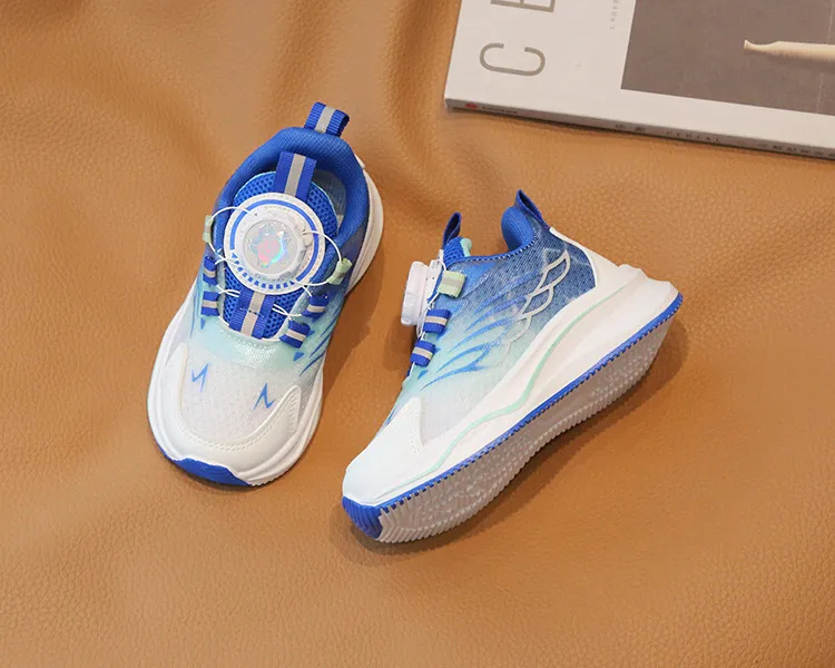 Kleinkind Sport Frühjahr Neue Junge Basketball Rotierenden Schnalle Kinder Cutefeet Mode Mädchen Licht Lauf Trainer Schuhe Größen 21_voghion.com
