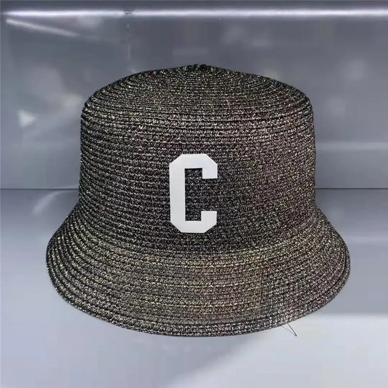 Urlaub Strohhüte Stilvolle Designer Caps Herren Damen Bucket Hat Windschutzkappe Brief Outdoor Sonnenhut Klassisch Hoch_voghion.com