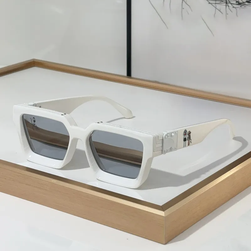 Millonario gafas de sol gafas de sol mujeres M96006WN Hardware pulido artesanía moda brillante oro anti-ultravioleta placa retro_voghion.com