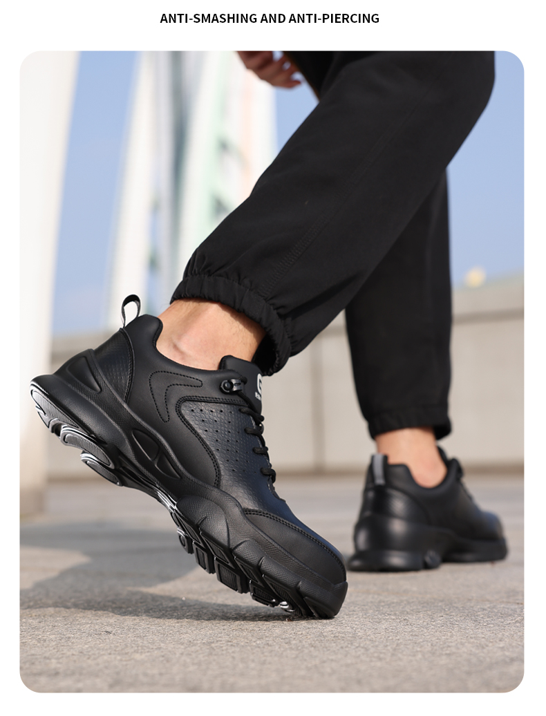 Scarpe antinfortunistiche GUYISA con puntale in plastica per elettricisti, leggere, morbide e comode, 39-44 5051KV_voghion.com
