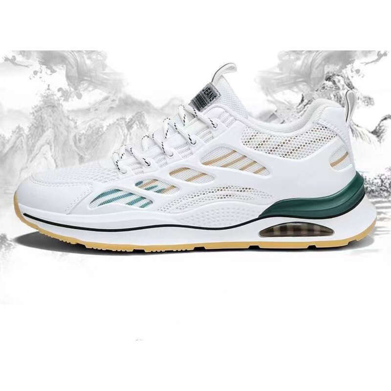 Primavera Nuova Marea Uomo Coreano Traspirante Cento Bianco Running Studenti Casual Sport_voghion.com