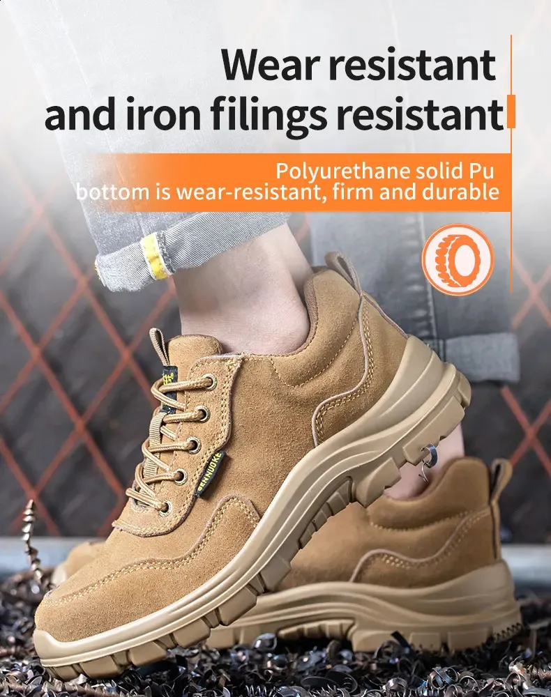 Safety Work Shoes Lightweight Industrial Protection Footwear_voghion.com