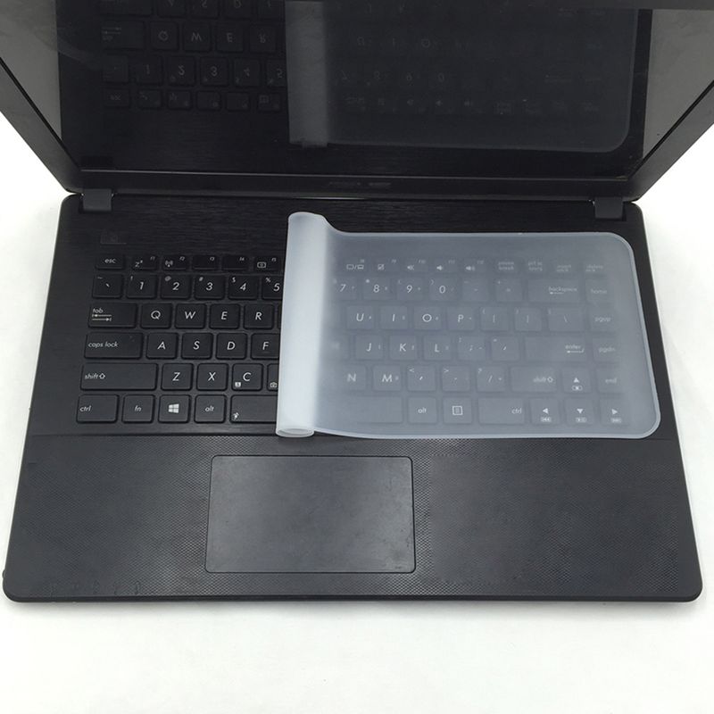 Cover Ultra-thin Good Feeling Silicone Universal Keyboard Film for Laptop_voghion.com