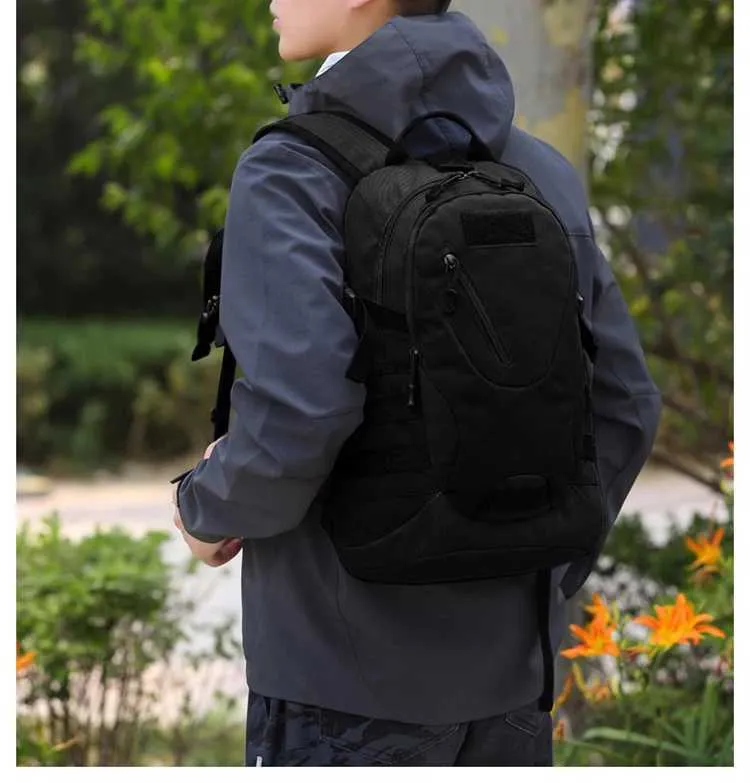Nouveau sac à dos de camouflage militaire Sparrow d'extérieur pour hommes et femmes, sac d'assaut tactique d'équitation Ba241107_voghion.com