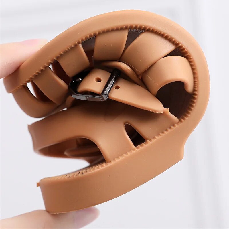 Summer Children Sandals Baby Girls Toddler Soft Non-slip Princess Shoes Kids Candy Jelly Beach Shoes Boys Casual Roman Slippers_voghion.com
