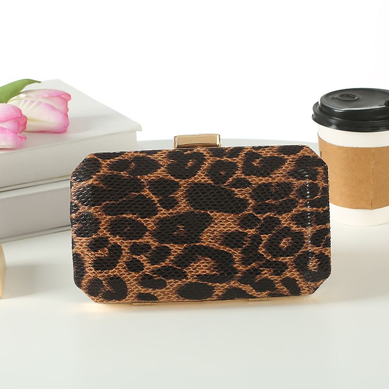 Neue creative Abendessen beliebte Leopardenmuster Bankett stiolle Umhängetasche, robuste Abendtasche_voghion.com