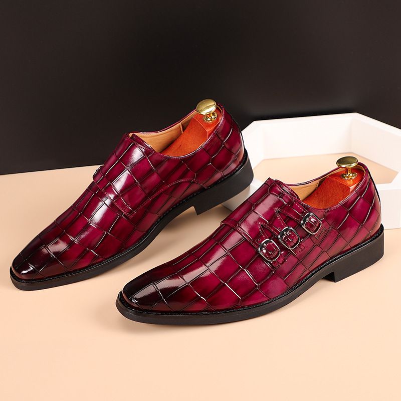 Ανδρικά επαγγελματικά casual φόρεμα Oxfords επίσημα παπούτσια με κορδόνια για γραφείο, πάρτι και καθημερινά ρούχα_voghion.com