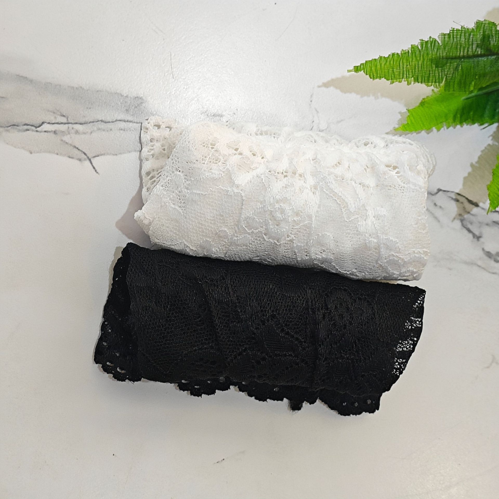 Negru alb moale fată Lolita dantelă tub mijlociu pentru copii JK primăvară și vară șosete subțiri respirabile stivuite_voghion.com