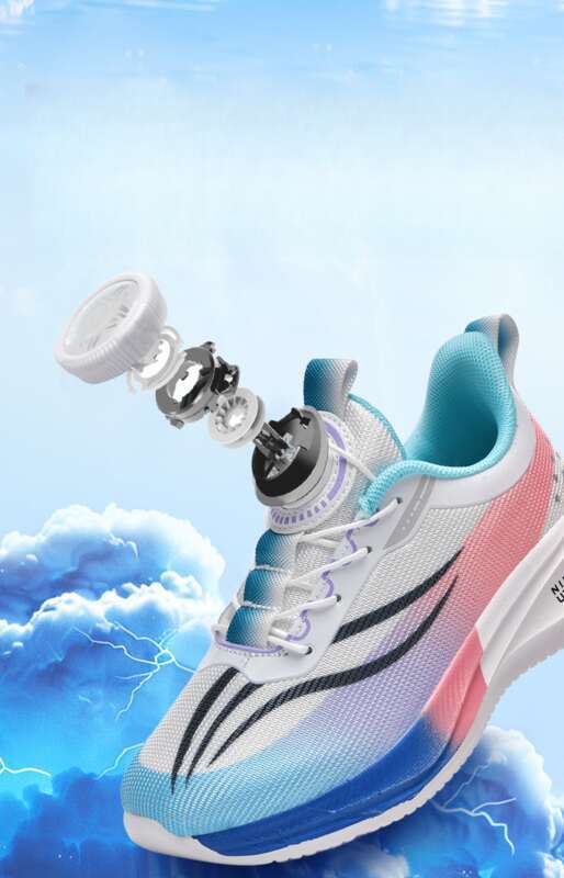 Spin Buckle Kinder Atmungsaktive Laufschuhe Carbon Platte Anti-Rutsch-Dämpfung Student Mode_voghion.com