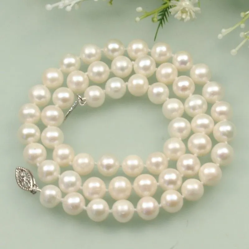 Süßwasserperlenkette Als Anhänger Für Damen Und Mädchen_voghion.com