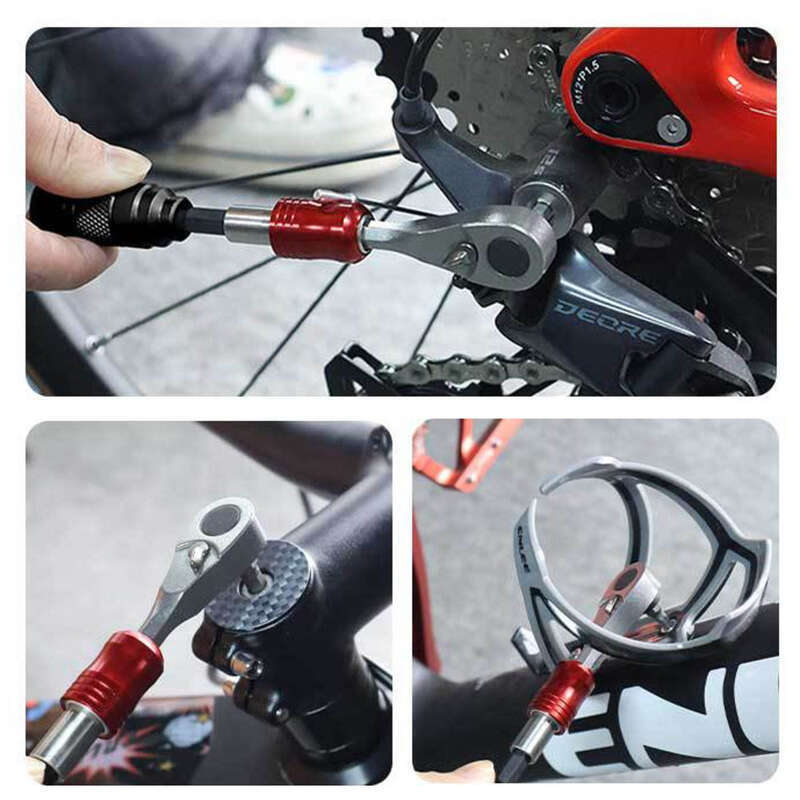 Outils pour vélo, ensemble d'outils combinés pour clés à cliquet pour VTT, équipement de cyclisme et de réparation_voghion.com