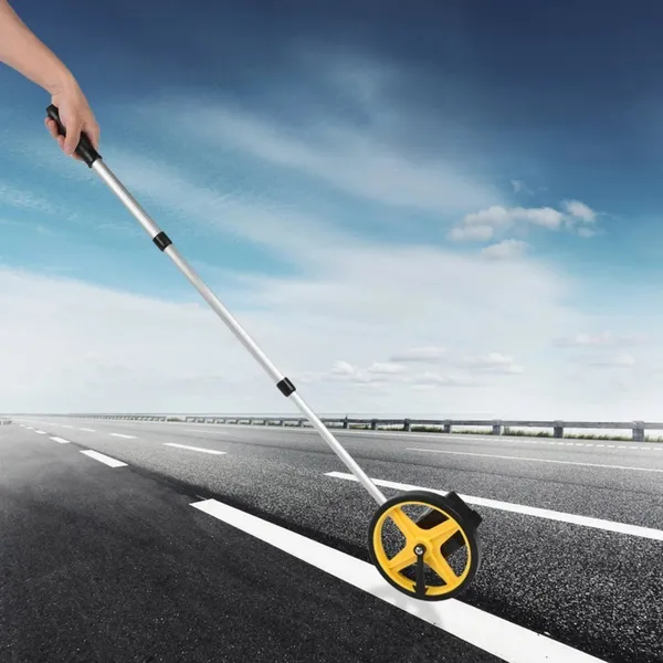 Portable Distance Measuring Roller For Outdoor Use, 0-9999.9m Range, Compact Design, Multi-Purpose Measurement Tool_voghion.com