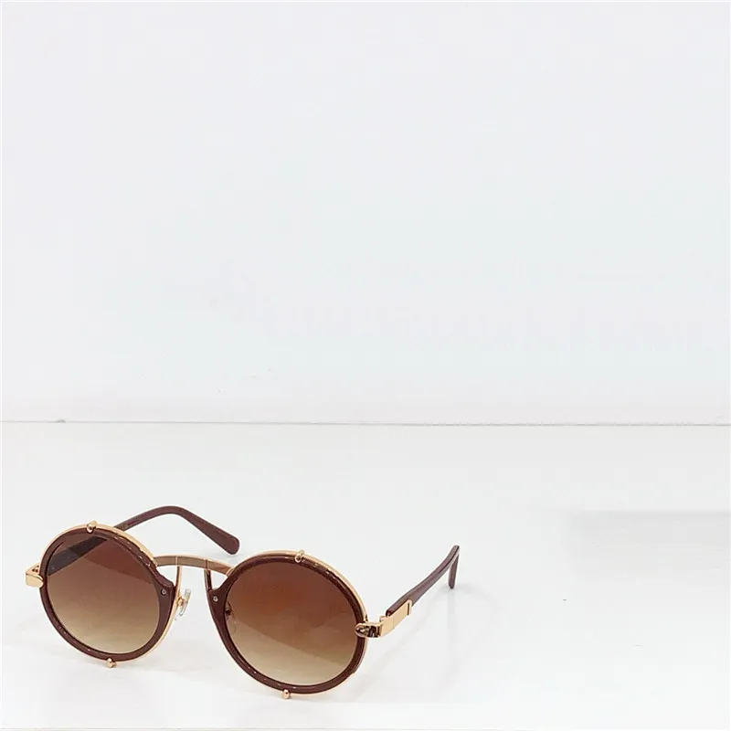 Round Sunglasses Men Acetate Metal Frame Uv Protection_voghion.com