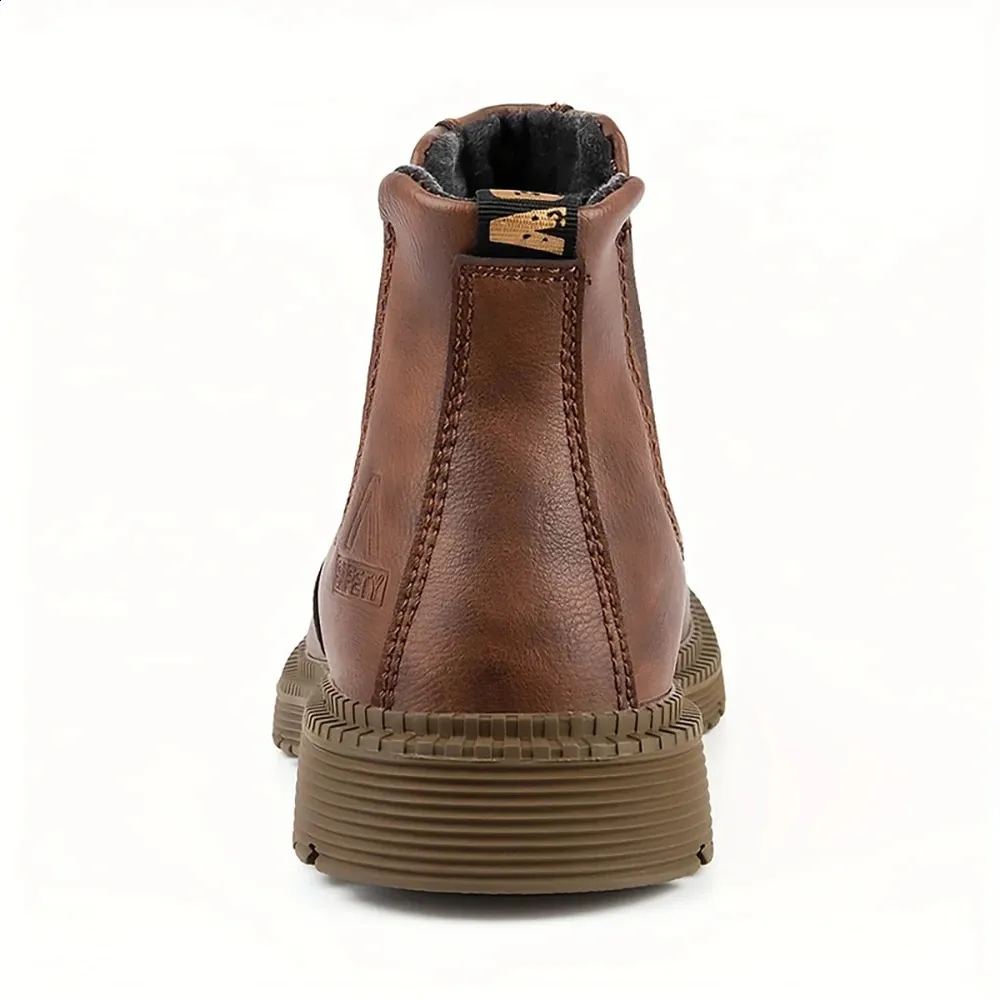 Waterproof Steel Toe Safety Boots For Men Protective Work Footwear_voghion.com