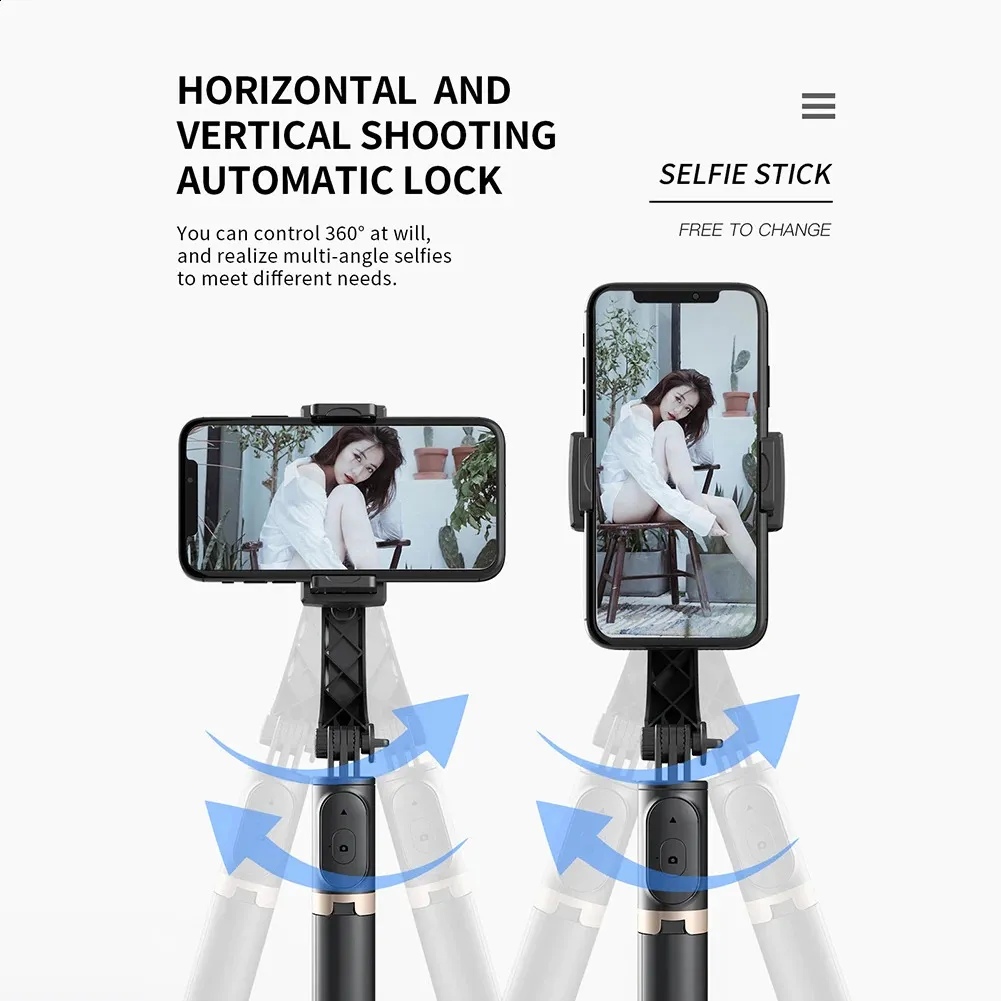 Q08 Bluetooth-ühilduv käeshoitav stabilisaator alumiiniumisulamist kokkupandav gimbal kaasaskantav teleskoop telefonihoidja videosalvestuseks 241220_voghion.com