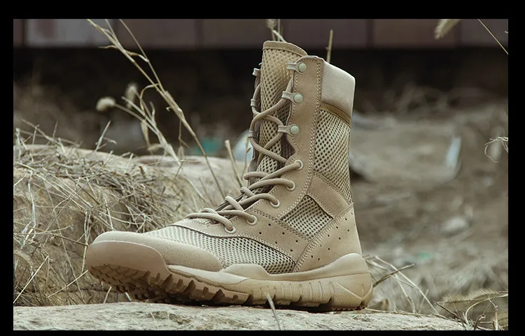 Männer Frauen Ultraleicht Outdoor Klettern SchuheTraining Sommer Atmungsaktive Mesh Wandern Wüste_voghion.com