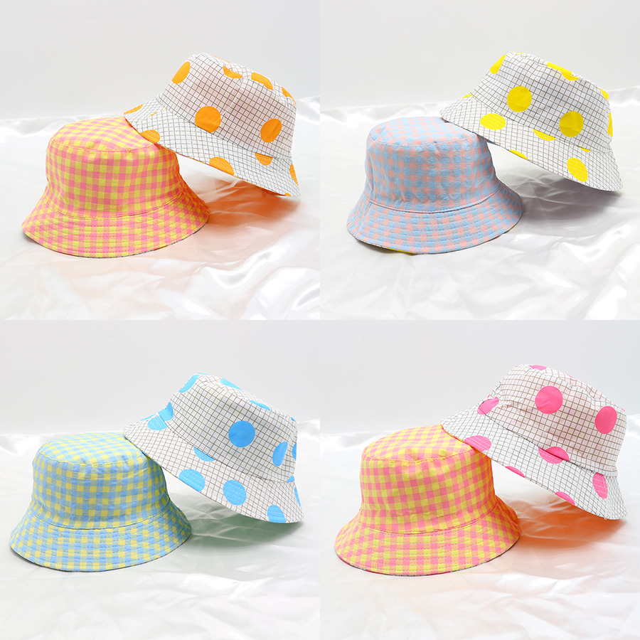 Chapeau de pêcheur double face pour enfants, protection solaire fine, pare-soleil pour bébé, joli chapeau de soleil, version coréenne, été, garçons et filles, marée_voghion.com