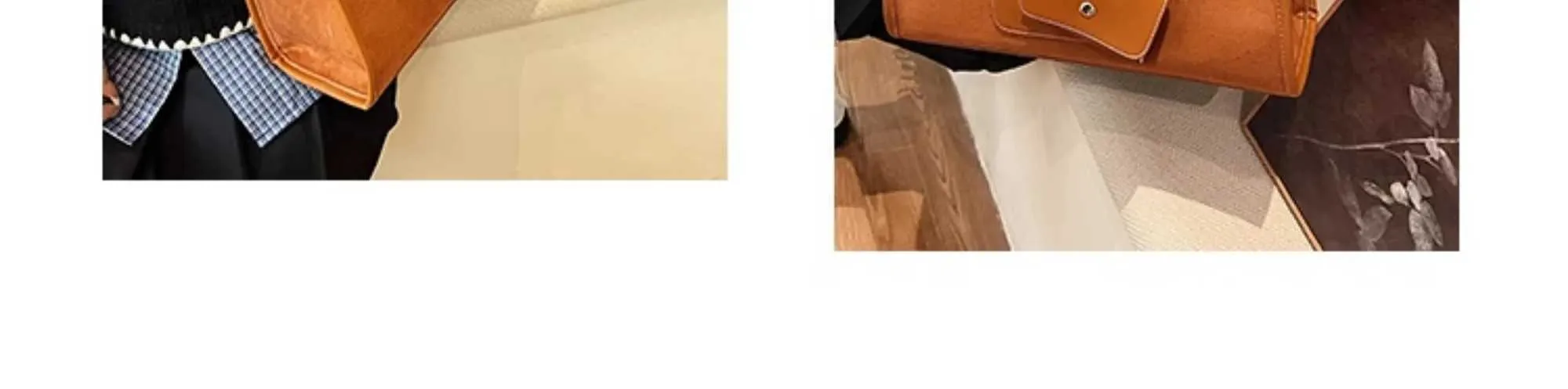 Women's Large Capacity Suede Shoulder Bag For Casual Commuting_voghion.com