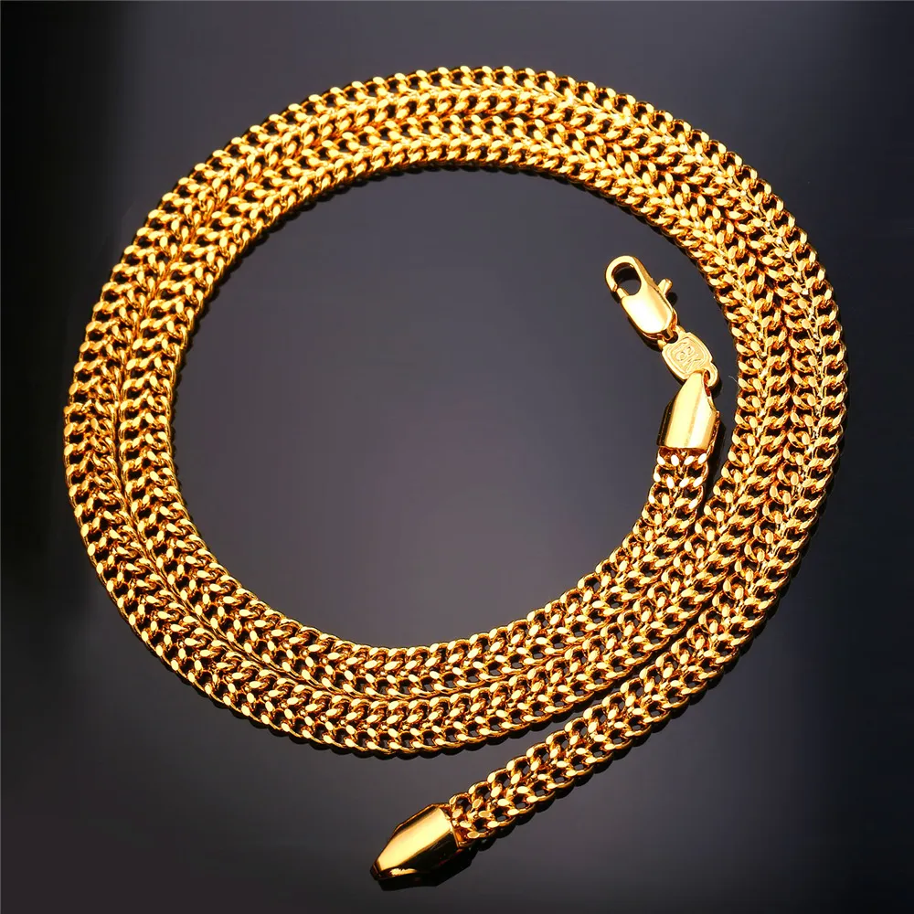 Dubbele ketting goud roségoud zilverkleurig sieraden mode_voghion.com