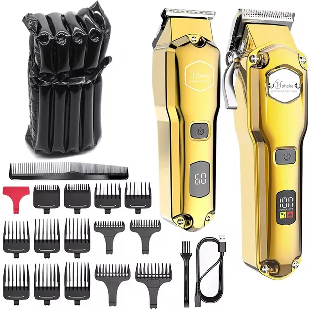 Elektrischer Haarschneider Profi Metall Akku Barttrimmer Herren_voghion.com