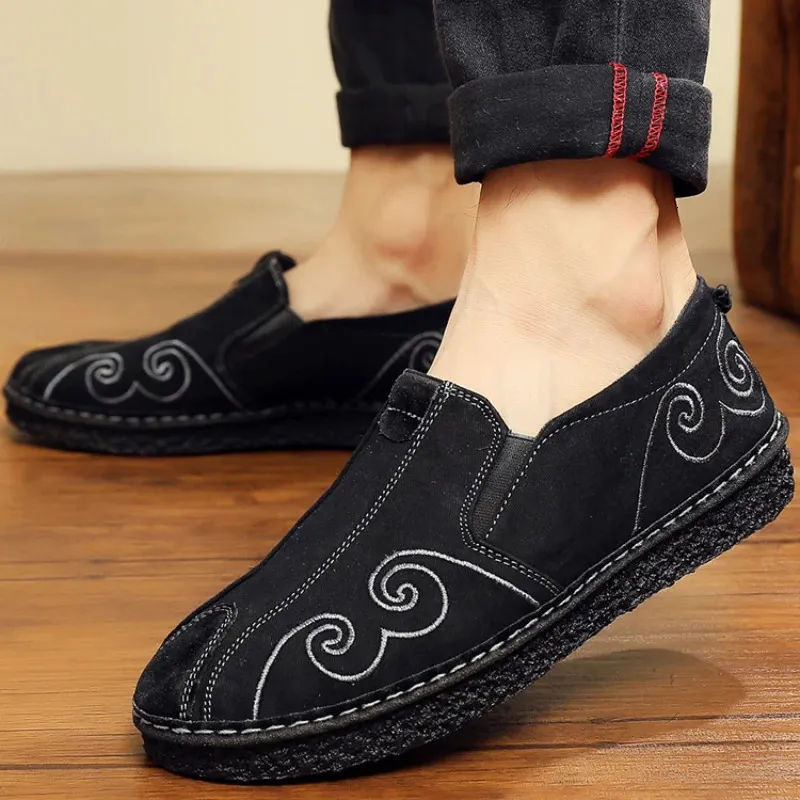 Martial Arts Tai Chi Kung Fu Taekwondo Wushu Karate Footwear Sports Training Sneaker Chinese Traditional Shoes 240625_ecoleips.com