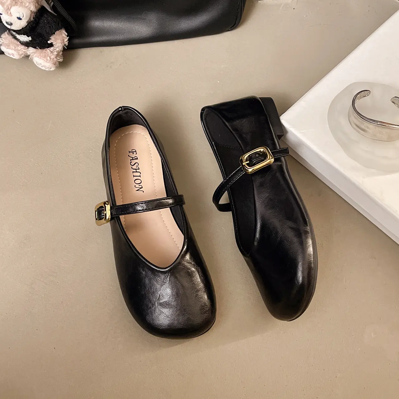 Ballerine donna stile mary jane scarpe comode casual_voghion.com