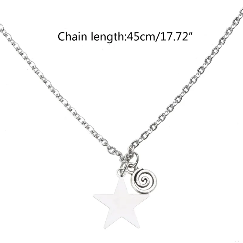 Collana con pendente stella spirale stile boemo gioielli_voghion.com
