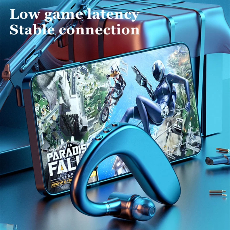 Wireless Bluetooth Earphone Single Business Headset Long Standby_voghion.com