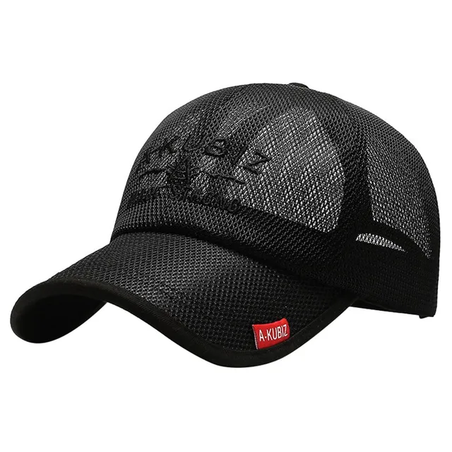 Nouveautés Casquettes en maille respirante pour protection solaire en plein air Protection UV d'été Pêche Camping Randonnée Voyage Chapeau pour hommes Femmes Sport_voghion.com