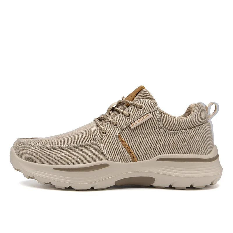 Loafers 2022 Spring New Comfortable Senakers for Men Business Casual Canvas Shoes Lightweight Plus Size_voghion.com
