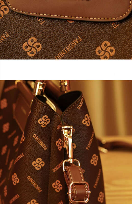 Elegant Middle-aged Women's Handbag Large Capacity Shoulder Bag_voghion.com