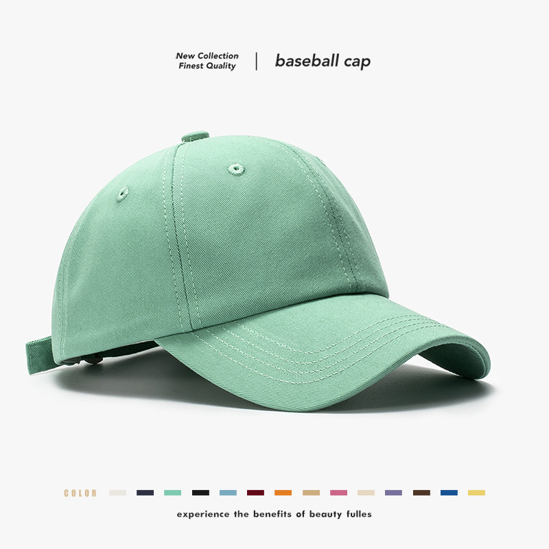 Unisex Soft top outdoor sports men's cotton cap simple all match face small breathable baseball cap woman