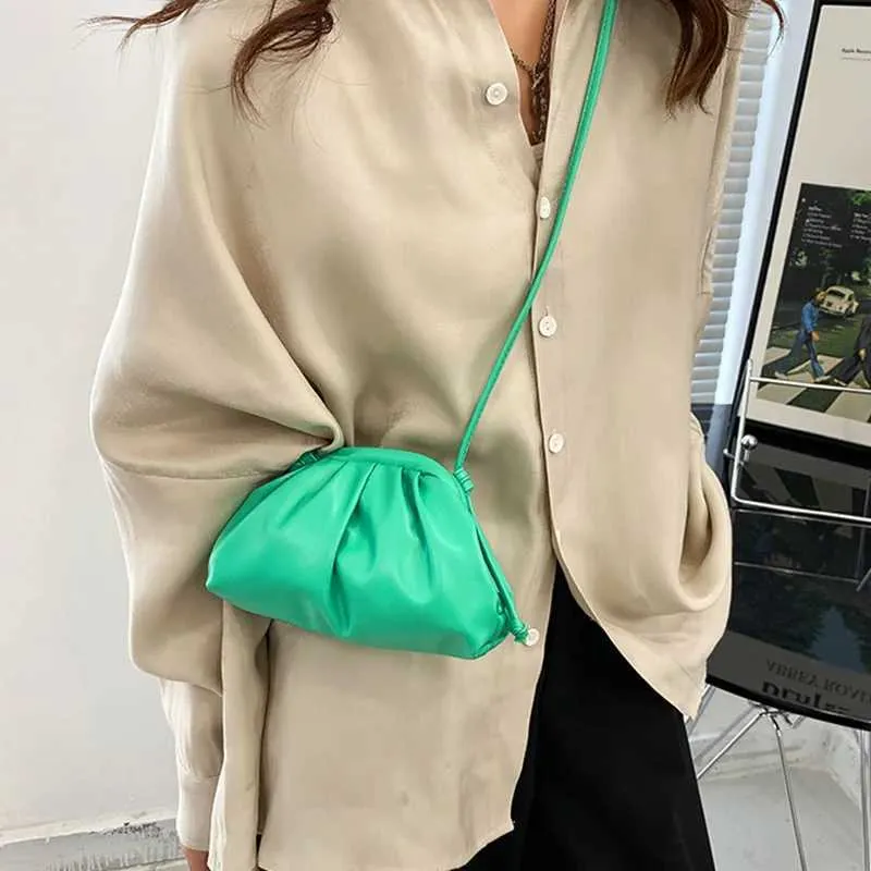 Sac à bandoulière en cuir PU jaune et bleu pour femme, sacoche simple et polyvalente pour soirée_voghion.com