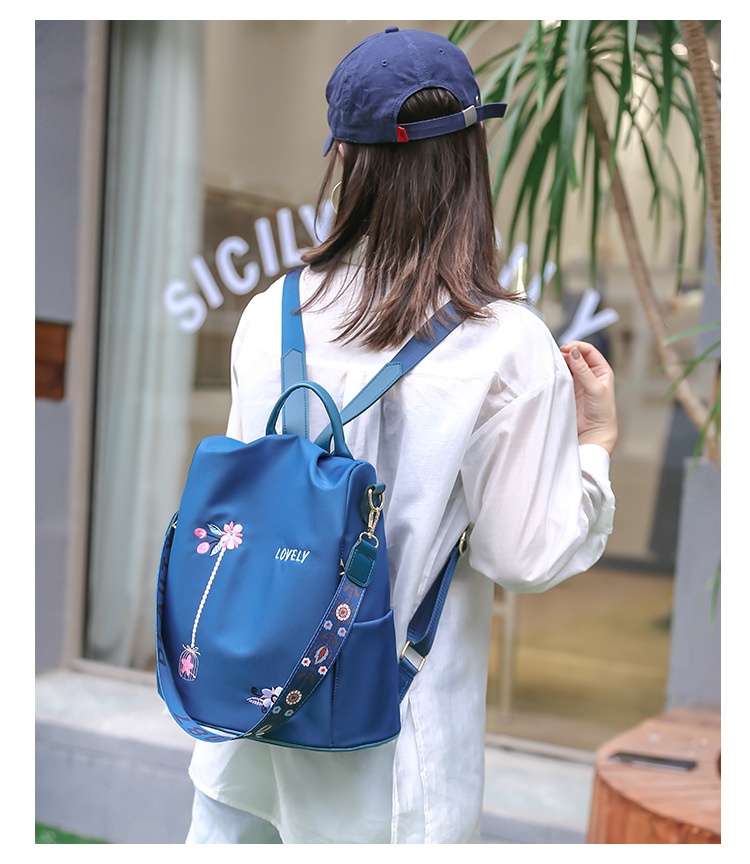 2024 New Oxford Cloth Small Backpack For Women Korean Version Anti-theft Lightweight Single Shoulder Dual-purpose Student Backpack_voghion.com