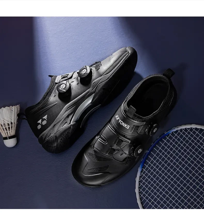 Badmintonschoenen heren nieuwe dames professionele antislip slijtvaste ademende roterende knoppen_voghion.com
