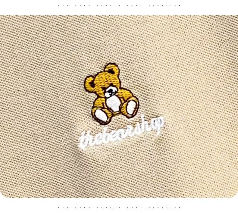 Men's Clothing Source manufacturer simple bear embroidery handsome lapel new style Polo shirt men's summer collar T-shirt men's short sleeve_voghion.com