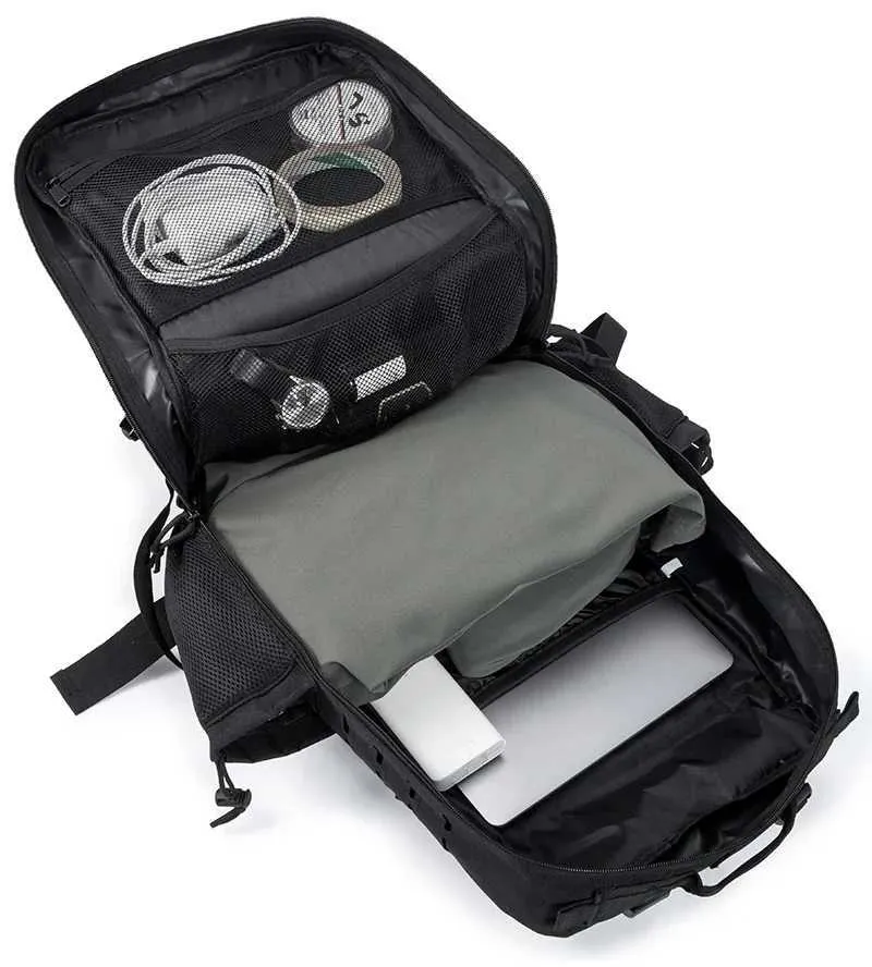 Zaino tattico QT QY 25L/45L per uomo e donna, per sopravvivenza all'aperto, piccolo zaino scolastico, con bottiglia_voghion.com