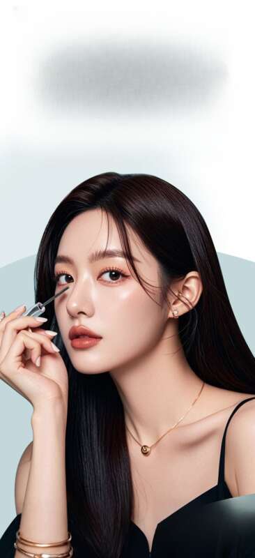 Beginner Mascara Primer, Ordinary Fixing Eyeshadow Black, Waterproof, Smudge-proof, Thick, Not Collapsed_voghion.com