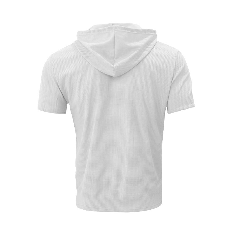 2024 New Summer Short Sleeved T-shirt Men's Hooded Top American Henry Shirt_voghion.com